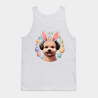 Pumi's Delightful Easter Celebration with Bunny Ears Tank Top